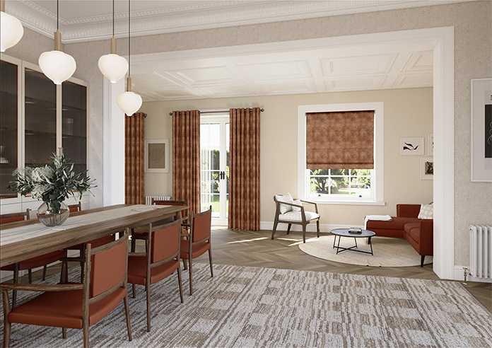Rya, Sunset - Roman Blind - Image 7